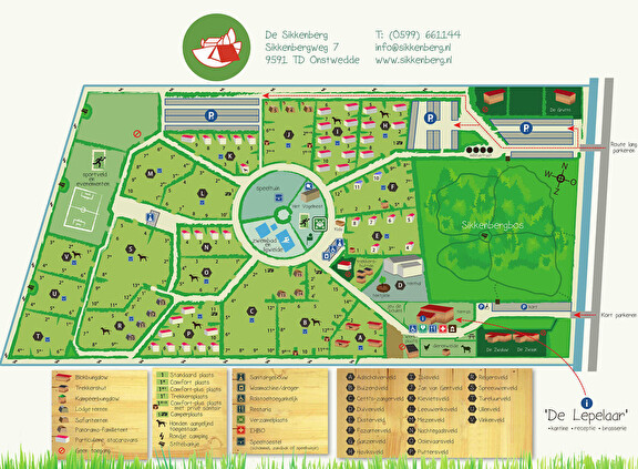 Plattegrond de Sikkenberg